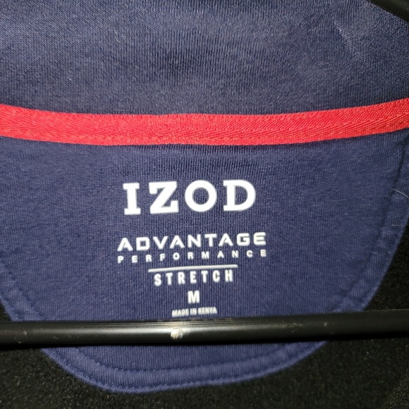 IZOD Partial zip Pull over - Picture 2 of 3